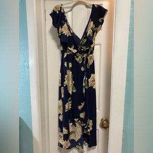 Flowy fun and floral dress!